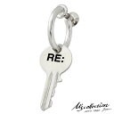 エムズコレクション M's collection シルバー イヤリング RE: KEY HOOP 1個売り 片耳用 メンズ フープイヤリング シルバー925 鍵...