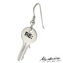 【ポイント5倍!最大1500円OFFクーポン 5/6まで】 エムズコレクション M's collection シルバー ピアス RE: KEY HOOK 1個売...