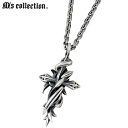 【ポイント5倍 30日限り!】 エムズコレクション M's collection シルバー ジュエリー スモール クロス ネックレス メンズ レディース XP-019