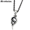 【ポイント5倍!最大1500円OFFクーポン 5/6まで】 エムズコレクション M's collection フェザー シルバー ネックレス アクセサリー レデ...