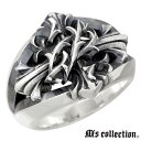 エムズコレクション M's collection ブランブル クロス シルバー リング 指輪 アクセサリー メンズ 13〜27号 十字架 XR-014
