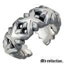 エムズコレクション M's collection シルバー リング セブン スタッズ フリー メンズ 指輪 アクセサリー 15〜23号 XR-025