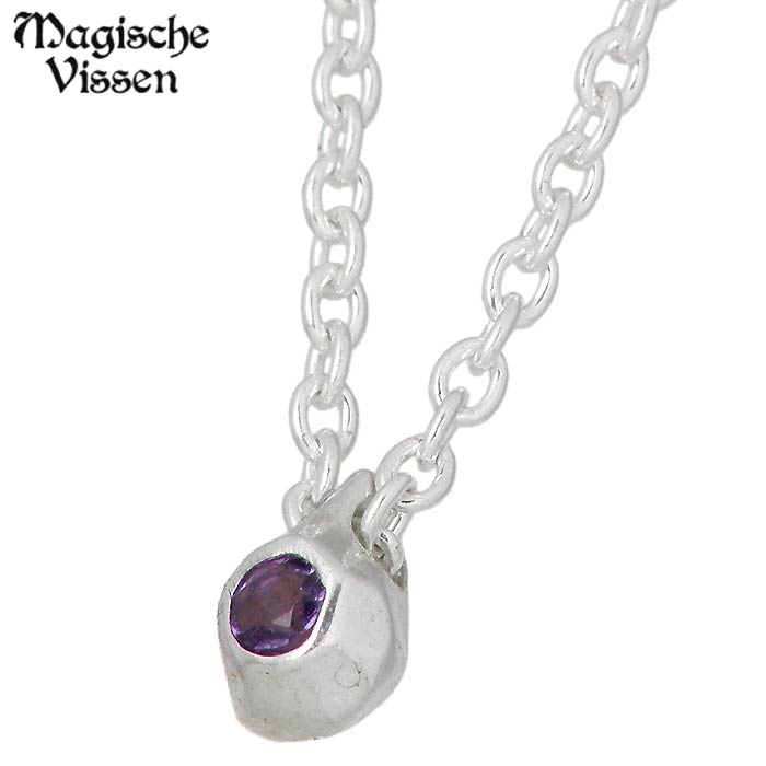 マジェスフィッセン シルバー ネックレス 一粒石 チェーン付き レディース ストーン シルバー925 アクセサリー ブランド 人気 プレゼント Magische...