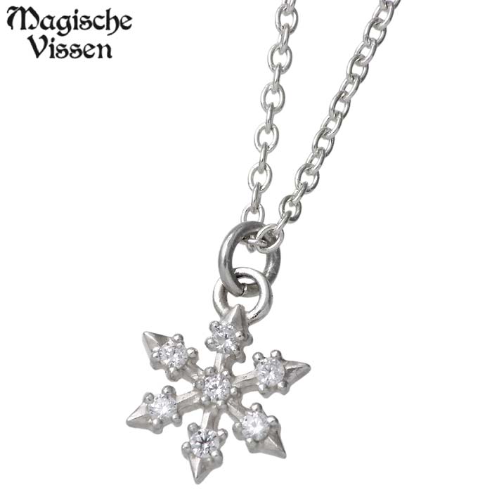 マジェス フィッセン Magische Vissen 雪の結晶 シルバーネックレス レディース シルバー925 チェーン付き シルバー アクセサリー ジュエリー ブランド ギフト プレゼント スノー OZP-108