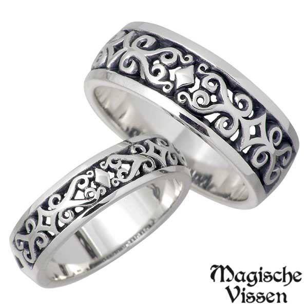 マジェスフィッセン Magische Vissen シルバー ペア リング 指輪 アクセサリー 10〜25号 5〜20号 シルバー925 スターリングシルバー ...