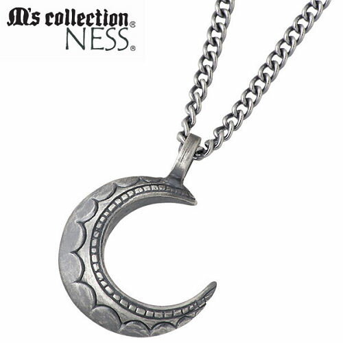 エムズ コレクション M's collection 三日月 シルバー ネックレス アクセサリー チェーン付き ムーン シルバー925 スターリングシルバー LT-069