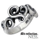 【ポイント5倍!最大1500円OFFクーポン 5/6まで】 エムズコレクション M's collection ピンキー シルバー リング 3〜7号 アラベスク ...