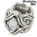 【ポイント5倍! マラソン期間】 エムズコレクション M's collection クリアキュービック シルバー イヤーカフ アクセサリー 1個売り 片耳用 シ...