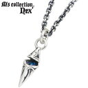 【ポイント5倍!最大1500円OFFクーポン 5/6まで】 エムズコレクション M's collection ネックレス レディース シルバー ジュエリー ブル...