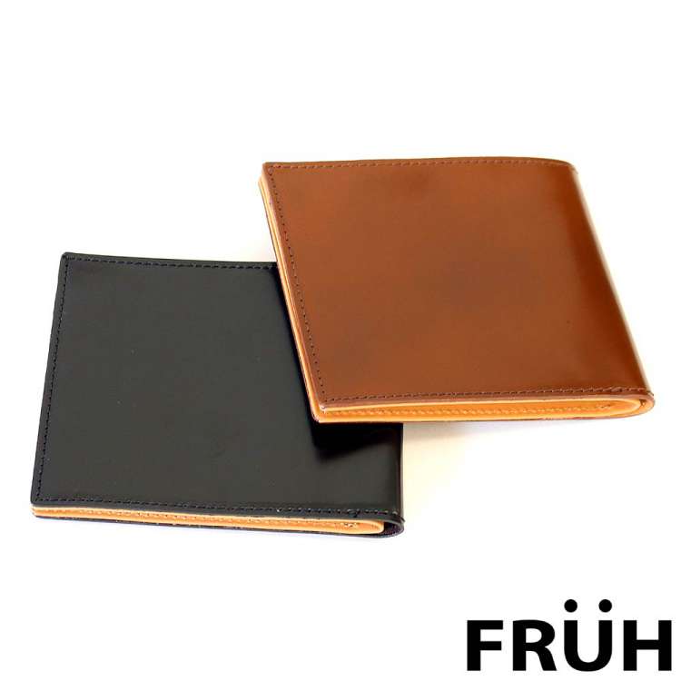 フリュー 薄い財布 メンズ FRUH フリュー コードバン スマート ショート ウォレット 2つ折り財布 一粒万倍日 GL020