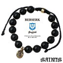 セインツxベルセルク BERSERK×SAINTS ベヘリット オニキス ブレスレット アクセサリー 蝕 メンズ BSS-B-02