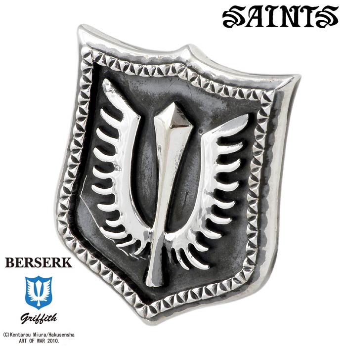 楽天Sies Rosso（シーズ・ロッソ）セインツxベルセルク BERSERK×SAINTS 鷹の団 ピンバッチ ピンブローチ メンズ レディース シルバー925 アクセサリー ブランド ギフト 誕生日 クリスマス コミック アニメ マンガ BSS-H-01