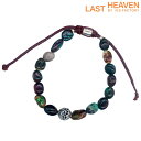 ラストヘブン LAST HEAVEN アンシャンテビーズブレスレット ブロンザイト クリソコラ ナゲットビーズ ブレスレット 天然石 古銅 メンズ シルバー92...
