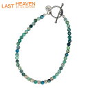 【ポイント5倍! マラソン期間】 ラストヘブン LAST HEAVEN 多面カットビーズブレスレット ブロンザイト クリソコラ オニキス ビーズ ブレスレット ...