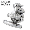 セインツ スヌーピー SAINTS & SNOOPY スヌーピー ピンブローチ タックピン 大人向け グッズ シルバー ジュエリー ゴルフ ピンバッチ ギフト プレゼント 誕生日 クリスマス 記念日 ブランド お祝い 人気 SNPY-H-04