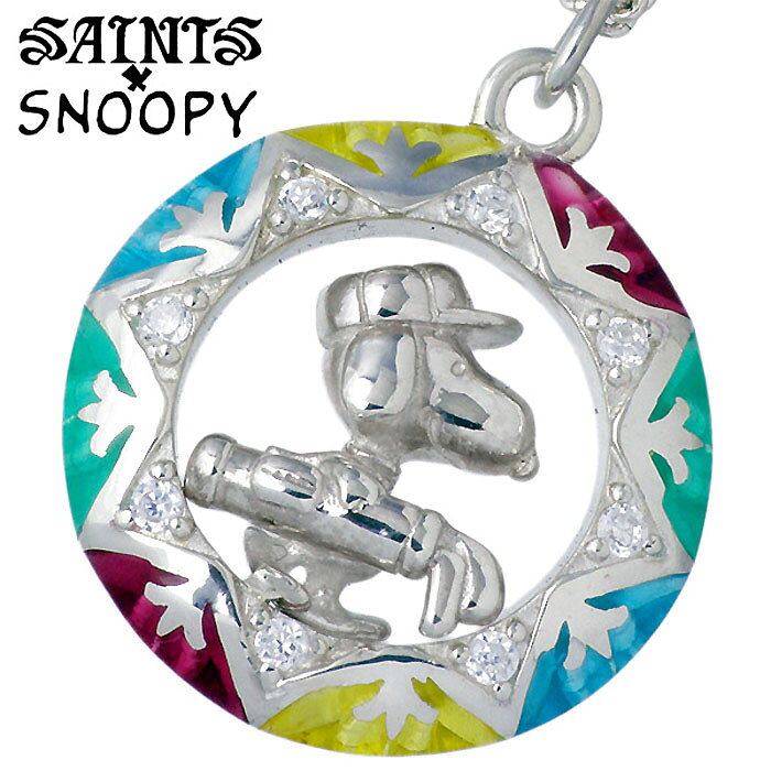セインツ スヌーピー SAINTS x SNOOPY スヌーピー ゴルフ シルバー ネックレス SV ...