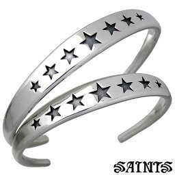 セインツ SAINTS セヴンスター シルバー バングル アクセサリー ブレスレット アクセサリー ペアー SSB-706-707-P