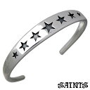 【お買い物マラソン ポイント5倍!】 セインツ SAINTS セヴンスター シルバー バングル アクセサリー ブレスレット アクセサリー レディース SSB-7...