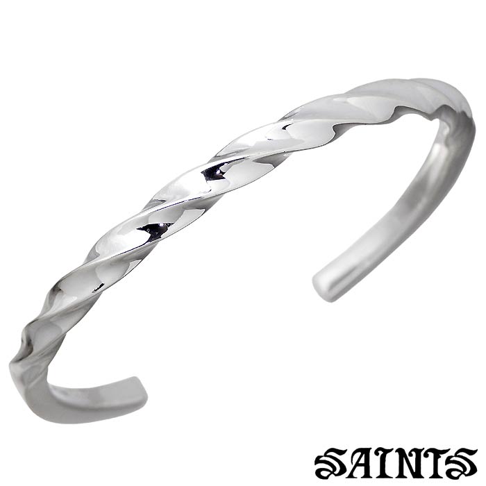 セインツ SAINTS マルチツイスト シルバー バングル アクセサリー ブレスレット アクセサリー メンズ SSB-708