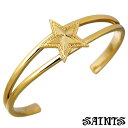 【ポイント5倍!30日まで!】 セインツ SAINTS ネイティブスター シルバー バングル アクセサリー ブレスレット アクセサリー レディース SSB-71...
