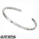 【お買い物マラソン ポイント5倍!】 セインツ SAINTS NEW時空 シルバー バングル アクセサリー L ブレスレット アクセサリー シルバー925 スタ...