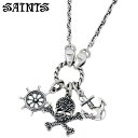 セインツ SAINTS ネックレス メンズ ホープ シルバー ジュエリー スカル アンカー SSP-64