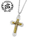 セインツ SAINTS ネックレス レディース コプラ クロス シルバー ジュエリー キュービック 925 スターリングシルバー SSP11-193