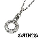 セインツ SAINTS ネックレス レディース シルバー ジュエリー スモール 時空 ジルコニア 925 スターリングシルバー SSP8-97