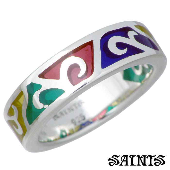 指輪 セインツ SAINTS リング 指輪 レディース ステンドグラス シルバー ジュエリー メンズ 7～21号 SSR-40SV