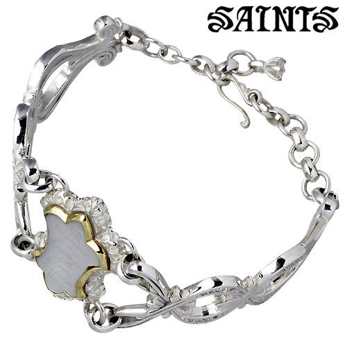 セインツ SAINTS 美徳 アラベスク シルバー ブレスレット アクセサリー シルバー925 スターリングシルバー SSB10-58