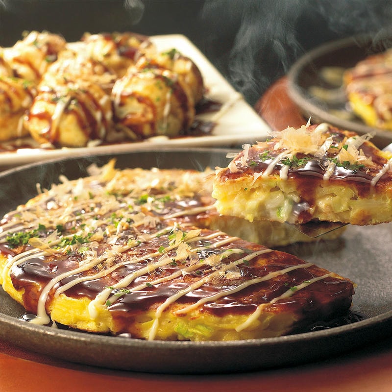 【ポイント2倍！マラソン期間中！】 千房 お好み焼 アラカルトセット RD 14食入り ギフト 冷凍 いか豚ミックス200g・豚玉200g・いか玉200g・もちチーズ200g・ねぎ焼180gx各2 たこ焼8個入x4 sies-rosso-10140896 Sies Rosso シーズ ロッソ サンプル画像3