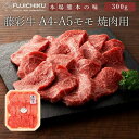 【ポイント5倍! 7/31まで! 】 藤彩牛 モモ焼肉用 300g フジチク ギフト包装 二重包装で発送 黒毛和牛 専門店 フジチク 藤彩牛肉質は柔らかく赤身とサシのバランスが良い ご進物 ギフト 贈り物に 離島配送不可