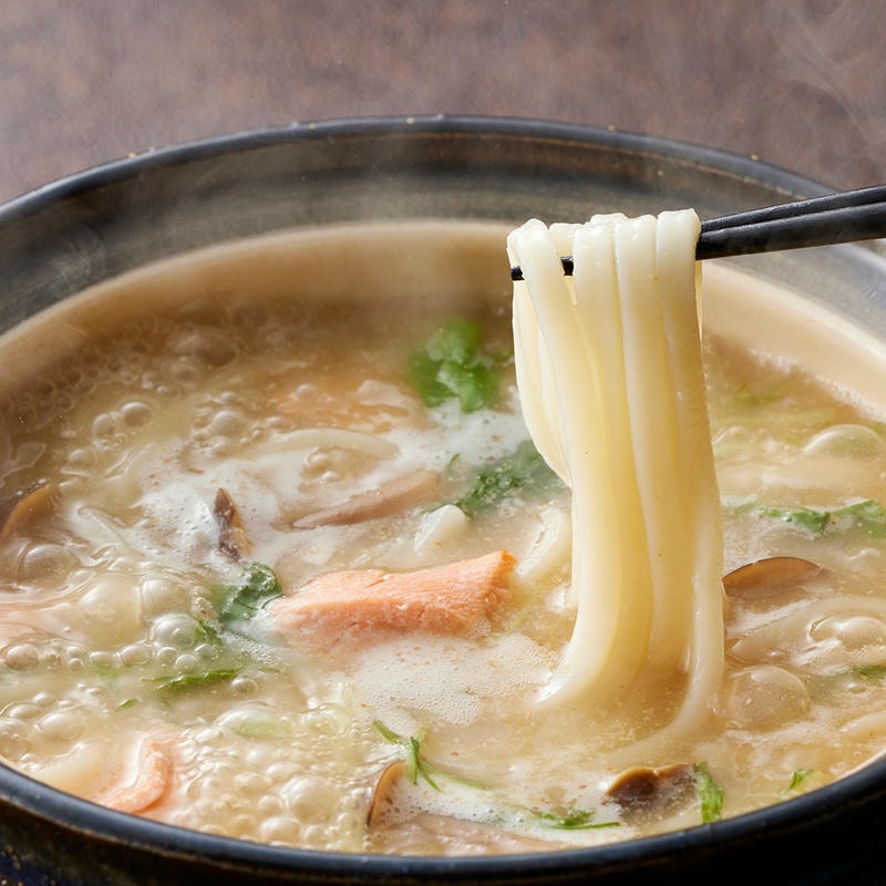 【ジャンルSALE 10%OFF！】 石狩鍋セット 1〜2人前x3 個食用 北海道の郷土料理 (秋鮭切身40gx3切 ボイル海老6gx3尾 ボイル帆立20gx2個 えび入つみれ20gx2個 冷凍うどん250gx1玉)x3 sies-rosso-10140967 Sies Rosso シーズ ロッソ サンプル画像3