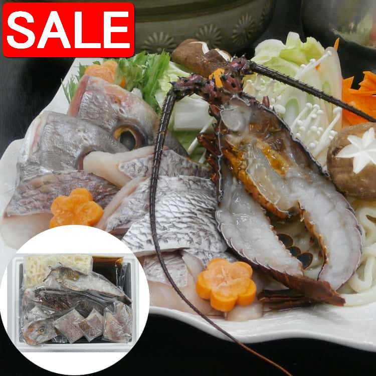 楽天LIFE ＆ JEWELRY シーズ ロッソ【スーパーSALE 10％OFF！】 徳島 吟月 天然伊勢海老と鯛の祝い鍋 3〜4人前 祝い事には欠かせない 伊勢海老と鯛を一度に味わえる 大変おめでたい鍋をお楽しみ頂けます ご進物 ギフト 贈り物に 離島配送不可