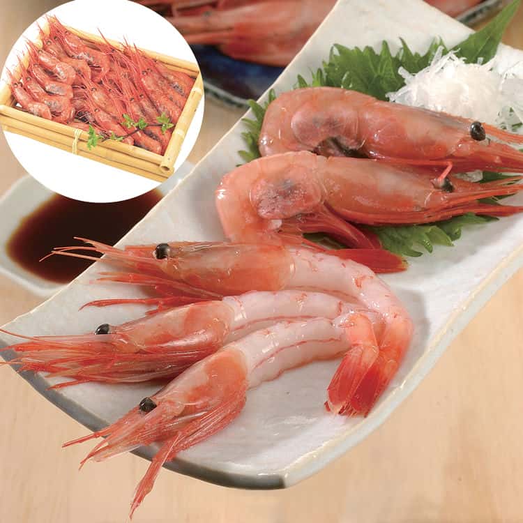 【ポイント5倍! マラソン期間】 日本海甘えび 500g 23〜30尾 活きたまま捕獲船内で急速冷凍しました 鮮度は抜群 しかもとろけるような甘味です ご進物 ギフト 贈り物に 離島配送不可