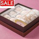 【スーパーSALE 10%OFF!】 岐阜 新杵堂 ストロベリースイーツセット ストロベリースターロールx1本 苺ムース大福x6個 完熟いちごが堪能できる和スイ...