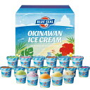 沖縄 ブルーシールアイス 計18個 アイスクリーム 直営で人気のOKINAWANフレーバーとアメリカンフレーバーを詰め合わせたギフトセット商品です お歳暮 お中元 ご進物 ギフト 贈り物に最適 ※離島は配送不可