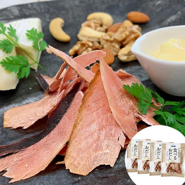 【ポイント5倍!ブラックフライデー!】 静岡 焼津石原水産 食べるおだし 50gx4 燻し生利節 燻した生利節をこだわりのタレにじっくり漬け込みさらに燻しを重ね...