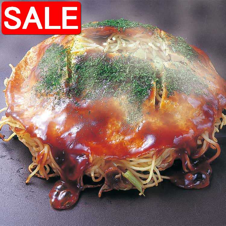 【スーパーSALE 10%OFF！】 広島流 お好み焼き 5食セット 化粧箱入り お好み焼専門店が使う専用材料で本格的に焼きあげたイカ天・そば入りの広島風お好み焼きです 5食セットで一枚づつ化粧箱に入ってギフトとして最適です