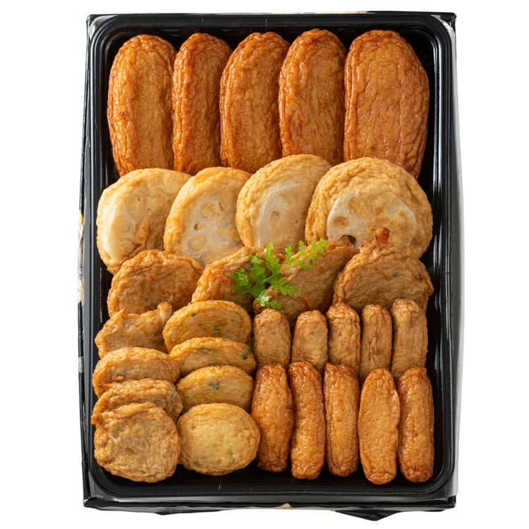 【ポイント5倍!ブラックフライデー!】 鹿児島 高浜蒲鉾 串木野さつま揚げ折り詰め【令月】 特上揚x5 野菜天x4 ごぼう天x4 にら天x4 上棒天x5 れんこ...