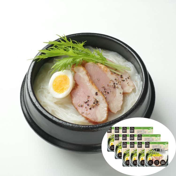 【スーパーSALE 10%OFF！】糖質0g ぷるんちゃん麺 鶏白湯味 200gx12袋入 レンジで簡単調理 スープと麺入りで開けてすぐ手間要らずで召し上がれます お歳暮 お中元 ご進物 ギフト 贈り物に最適 ※離島は配送不可