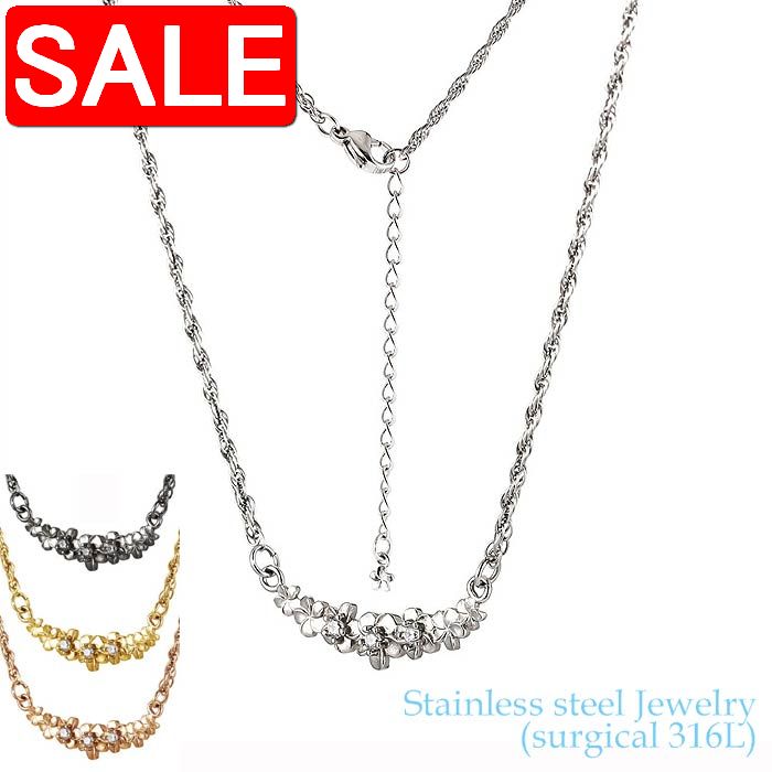 �ڥ����ѡ�SALE 50%OFF���� �ϥ磻���󥸥奨�꡼ ���������� ���ƥ�쥹 ���������꡼ 316L �ץ��ꥢ ���塼�ӥå����륳�˥� �ͥå��쥹 ����...