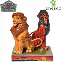 【ポイント5倍!最大1500円OFFクーポン 5/6まで】 enesco エネスコ 【Disney Traditions】 シンバ&スカー ディズニー フィギュ...
