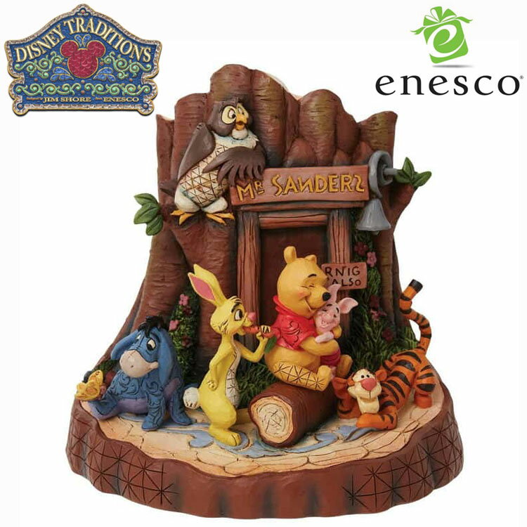 【スーパーSALE 10%OFF！】enesco(エネスコ)【Disney Traditions】ワンダフル 100エーカーの森 ディズニー フィギュア コレクション 人気 ブランド ギフト クリスマス 贈り物 プレゼントに最適 6010879