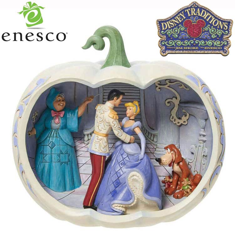 【スーパーSALE 10%OFF！】enesco(エネスコ)【Disney Traditions】シンデレラ キャリッジ シーン ディズニー フィギュア コレクション 人気 ブランド ギフト クリスマス 贈り物 プレゼントに最適 6011926