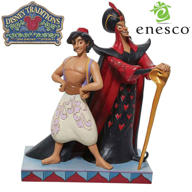 【スーパーSALE 10%OFF！】enesco(エネスコ)【Disney Traditions】アラジン & ジャファー ディズニー フィギュア コレクション 人気 ブランド ギフト クリスマス 贈り物 プレゼントに最適 6011927