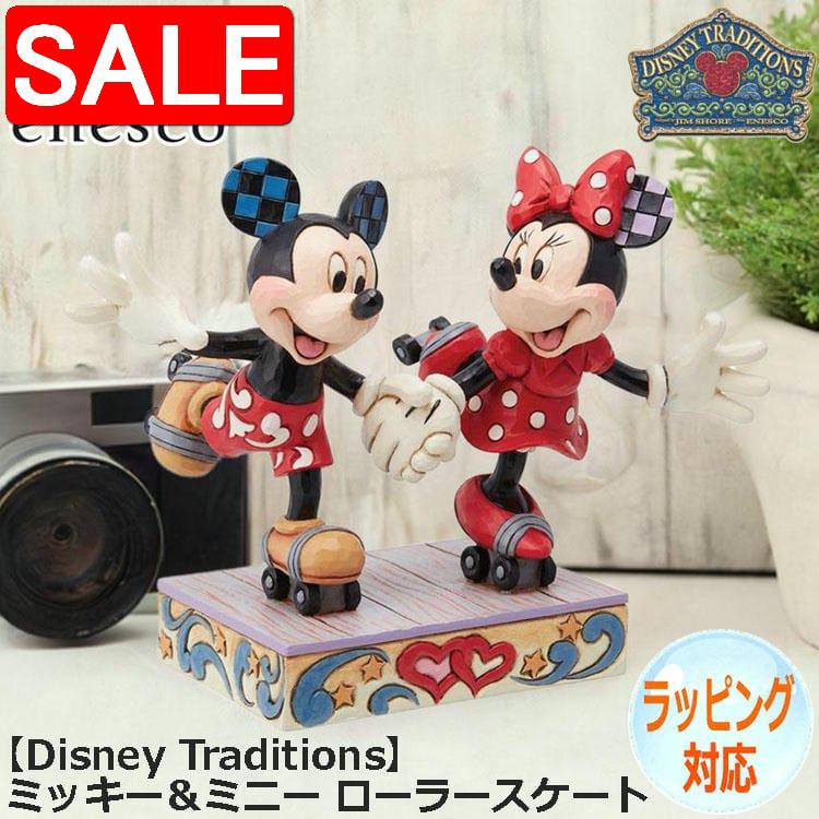 【スーパーSALE 10%OFF！】 ミッキー＆ミニー ローラースケート ディズニー フィギュア ミッキーマウス..