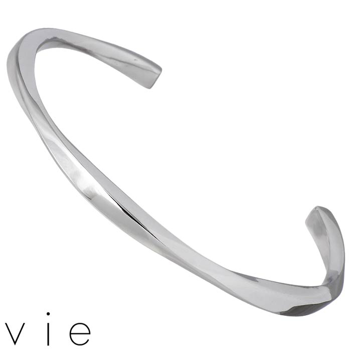 ヴィー vie ステンレス バングル アクセサリー 金属アレルギー対応 メンズ 刻印可能 vie-B1244