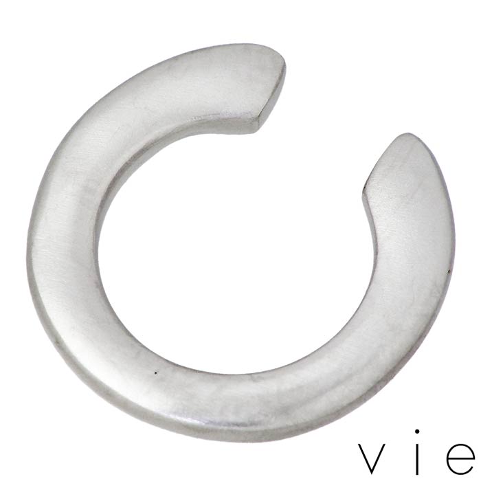 ヴィー vie ステンレス イヤーカフ レディース 1個売り 片耳用 金属アレルギー対応 アレルギーフリー vie-E1309