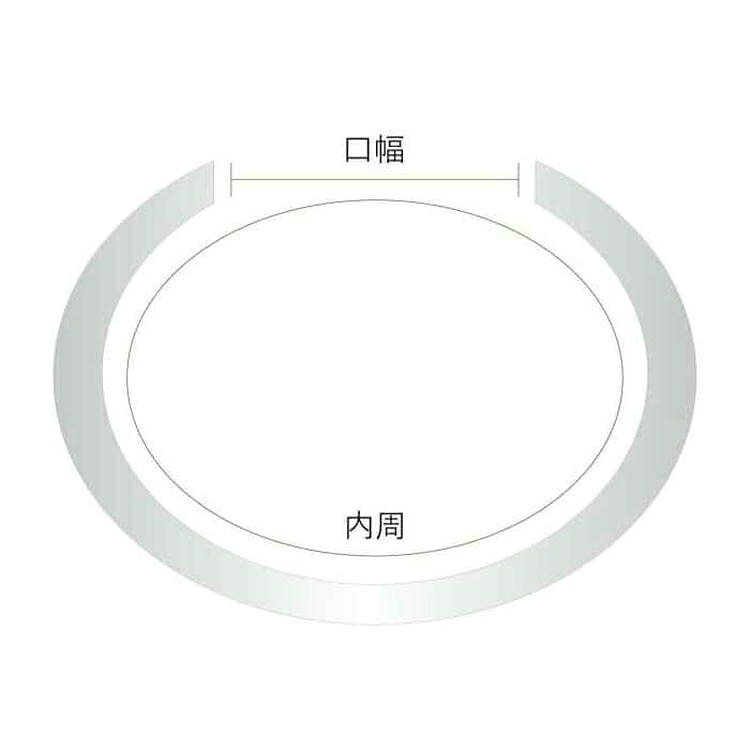 Sies Rosso シーズ ロッソの【ポイント3倍！16日まで！】 ホワイトクローバー white clover レディース バングル 刻印可能 アレルギーフリー サージカルステンレス316L ダイヤモンド 「&」 ピンク 4SBG031GO｜アングル2